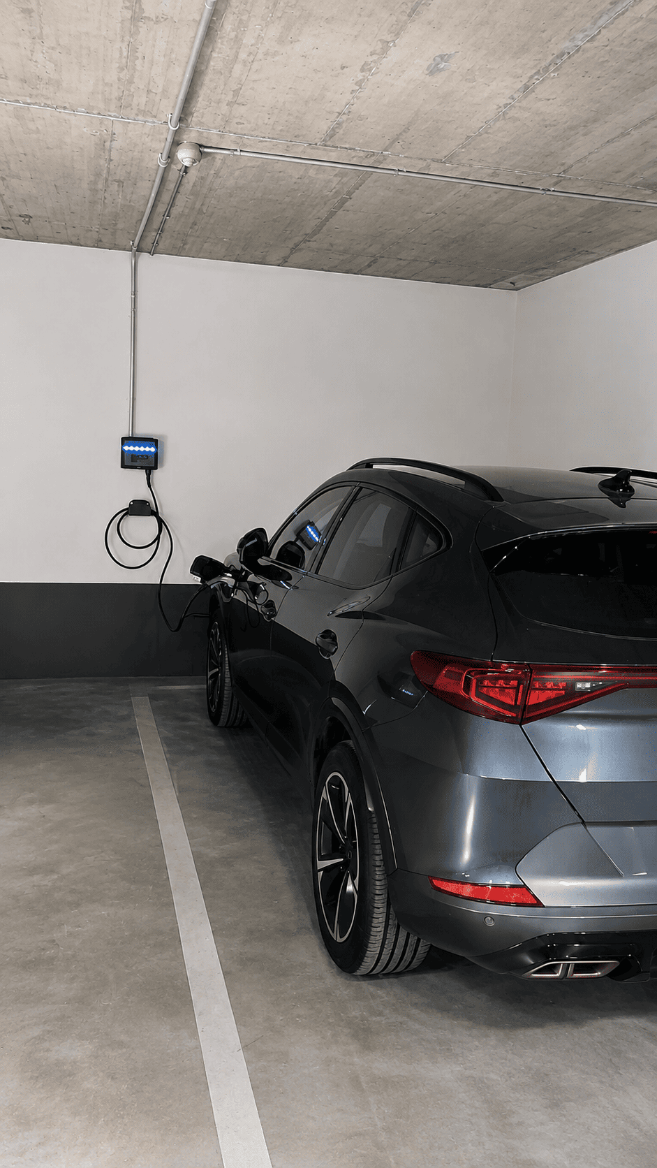 instalación de cargador eléctrico en garajes y parkings